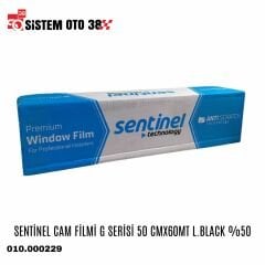SENTİNEL CAM FİLMİ G SERİSİ 50 CMX60MT L.BLACK %50 |  | CAM FİLMLERİ