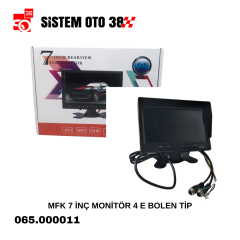 MFK 700-4 7 İNÇ MONİTÖR 4 E BÖLEN TİP |  | MONİTÖR