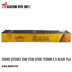GUARD ÇİZİLMEZ CAM FİLMİ GT100 75X60M S.D.BLACK %5 |  | CAM FİLMLERİ