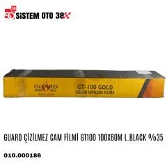 GUARD ÇİZİLMEZ CAM FİLMİ GT100 100X60M L.BLACK %35 |  | CAM FİLMLERİ
