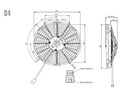12'' KOMPLE YASII İNCE EMİCİ AKSİYEL 5702112120001 12V