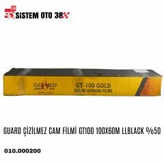 GUARD ÇİZİLMEZ CAM FİLMİ GT100 100X60M LLBLACK %50 |  | CAM FİLMLERİ