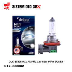 DLC-10425 H11 AMPÜL 12V 55W PİPO SOKET |  | HALOJEN AMPUL GRUBU