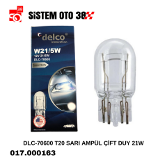 DLC-70600 T20 SARI AMPÜL ÇİFT DUY 21W |  | HALOJEN AMPUL GRUBU