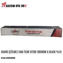 GUARD ÇİZİLMEZ CAM FİLMİ GT200 100X60M D.BLACK %15 |  | CAM FİLMLERİ