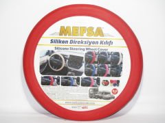 MEFSA SİLİKON DİREKSİYON KILIFI 36-42 CM KIRMIZI |  | DİREKSİYON KILIFLARI