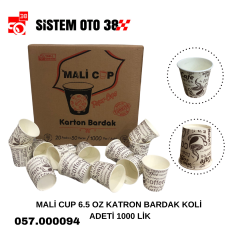 MALİ CUP 6 OZ KARTON BARDAK KOLİ ADETİ 1000 LİK |  | MUHTELİF ÜRÜNLER