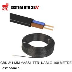 CBK 2*1 MM YASSI  TTR  KABLO 100 METRE |  | SES MONTAJ EKİPMANLARI