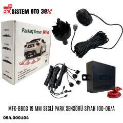 MFK-BB03 19 MM SESLİ PARK SENSÖRÜ SİYAH 100-06/A |  | PARK SENSÖRLERİ
