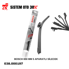 BOSCH 650 MM 5 APARATLI SİLECEK |  | SİLECEKLER