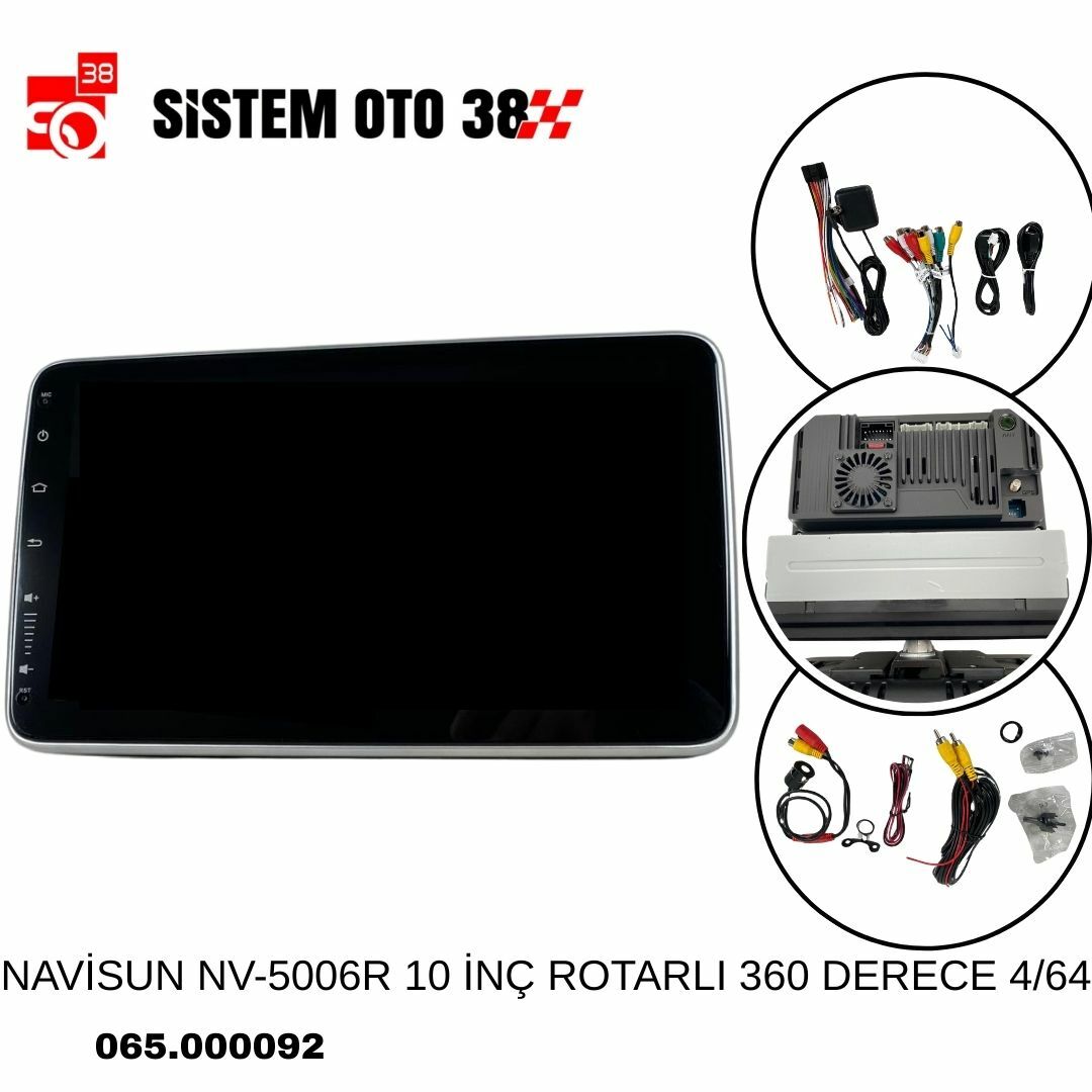 NAVİSUN NV-5006R 10 İNÇ ROTARLI 360 DERECE 4/64 |  | MULTİMEDYALAR