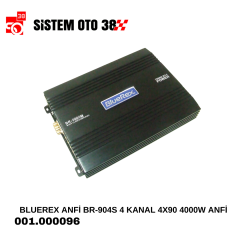 BLUEREX ANFİ BR-904S 4 KANAL 4X90 4000W ANFİ |  | ANFİLER