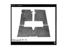 PASPAS BEZLİ 3 PARÇA MAVİ > RENAULT R.9 - 11 DEKORATİF