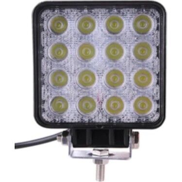 ÇALIŞMA LAMBASI 10-60V 16 LED KARE | AUTOMARS