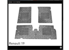 PASPAS BEZLİ 3 PARÇA MAVİ > RENAULT R.19 DEKORATİF