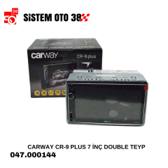 CARWAY CR-9 PLUS 7 İNÇ DOUBLE TEYP |  | TEYPLER