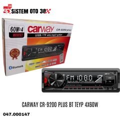 CARWAY CR-9200 PLUS BT TEYP 4X60W |  | TEYPLER