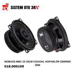 MOBASS MBC-10 10CM COAXIAL HOPARLÖR 25WRMS 50W |  | HOPARLÖRLER