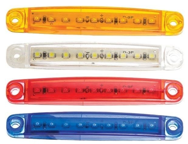 12V UZUN PARMAK LAMBA 9 LED   BEYAZ | TUNÇ