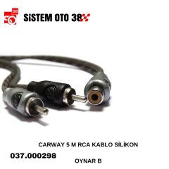 CARWAY 5 M RCA KABLO SİLİKON |  | SES MONTAJ EKİPMANLARI