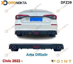 DIFUZOR ARKA ARACA OZEL LEDLI CIVIC 2022+ POINT