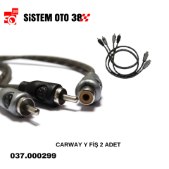 CARWAY Y FİŞ 2 ADET |  | SES MONTAJ EKİPMANLARI