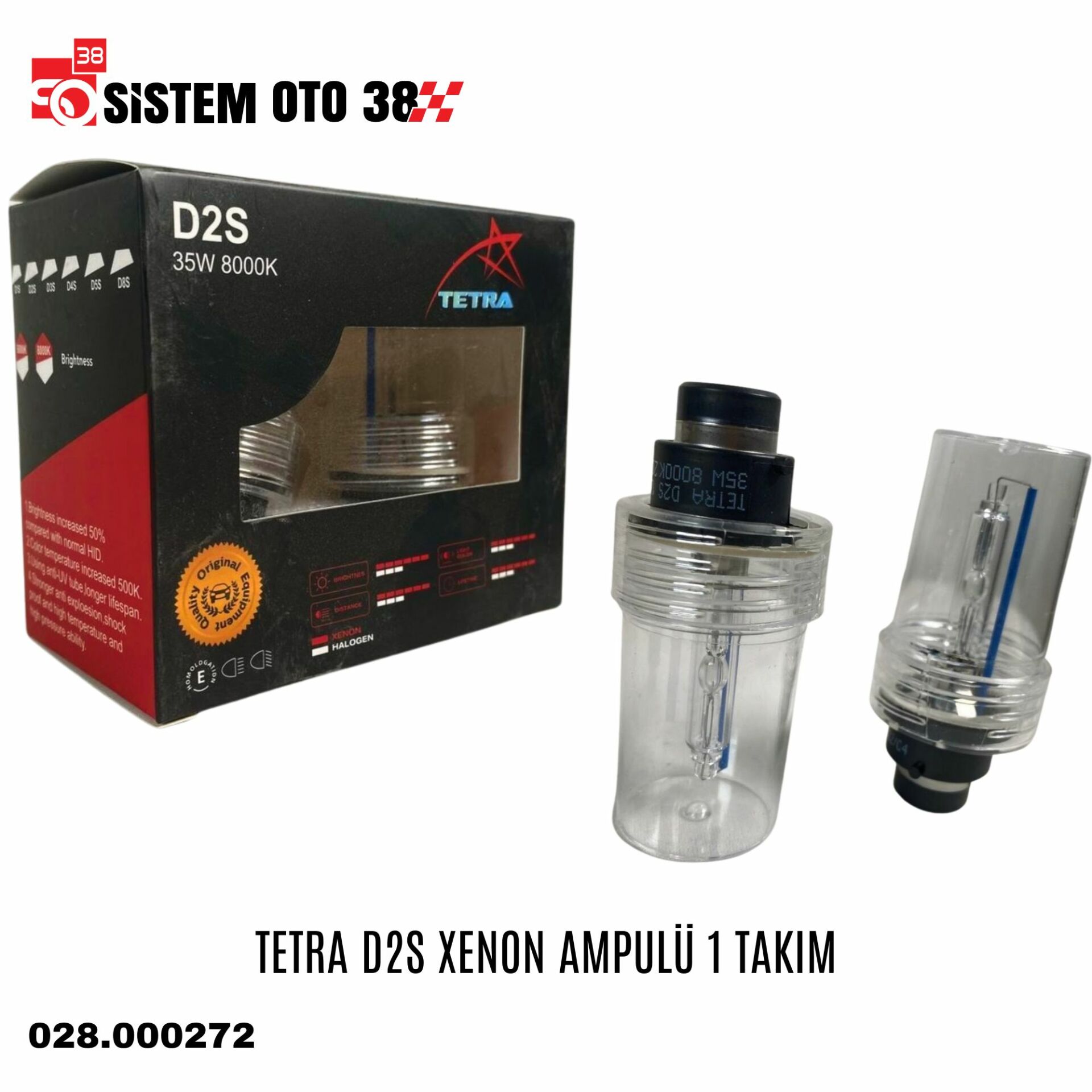 TETRA D2S XENON AMPULÜ 1 TAKIM |  | LED AYDINLATMA GRUBU