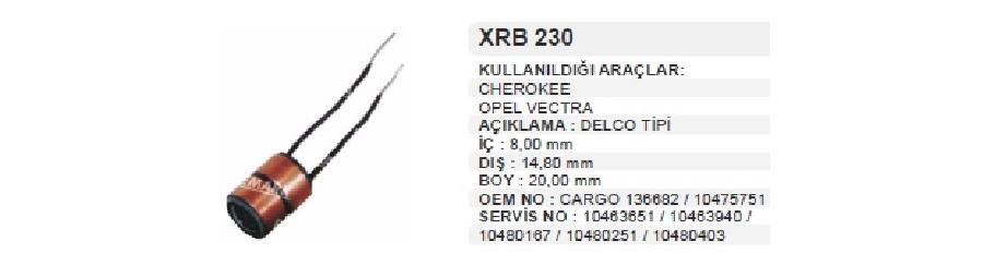 ROTOR BAKIRI DELCO TİP 80A > OPEL ASTRA-VECTRA-CHEROKE İÇ DELİK:8,5mm DİŞ DELİK:15,2mm BOY:20mm