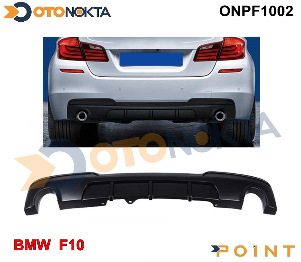 DIFUZOR ARKA TAMPON ARACA OZEL F10 MAT BLACK POINT