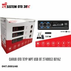CARUB OTO TEYP MPT USB BT 2749953 BEYAZ |  | TEYPLER