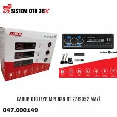 CARUB OTO TEYP MPT USB BT 2749952 MAVİ |  | TEYPLER
