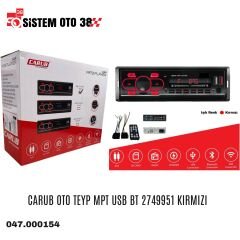 CARUB OTO TEYP MPT USB BT 2749951 KIRMIZI |  | TEYPLER