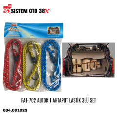 FA1-702 AUTOKIT AHTAPOT LASTİK 3LÜ SET |  | ARAÇ İÇİ AKSESUARLAR
