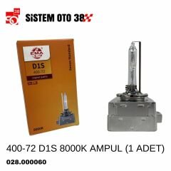 400-72 D1S 8000K AMPUL (1 ADET) |  | LED AYDINLATMA GRUBU