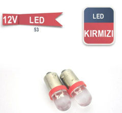 AMPUL LED 12V LED 53 PARK KIRMIZI