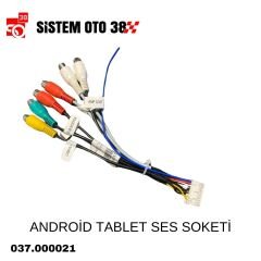 ANDROİD TABLET SES SOKETİ |  | SES MONTAJ EKİPMANLARI