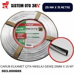 CARUB ELKAMET ÇITA NİKELAJ GENİŞ 25MM X 15 MT |  | ARAÇ DIŞI AKSESUARLAR