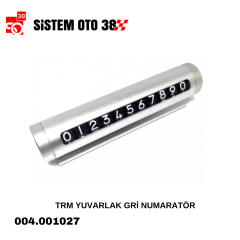 TRM YUVARLAK GRİ NUMARATÖR |  | ARAÇ İÇİ AKSESUARLAR