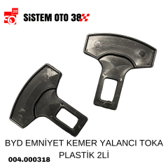BYD EMNİYET KEMER YALANCI TOKA PLASTİK 2Lİ |  | ARAÇ İÇİ AKSESUARLAR