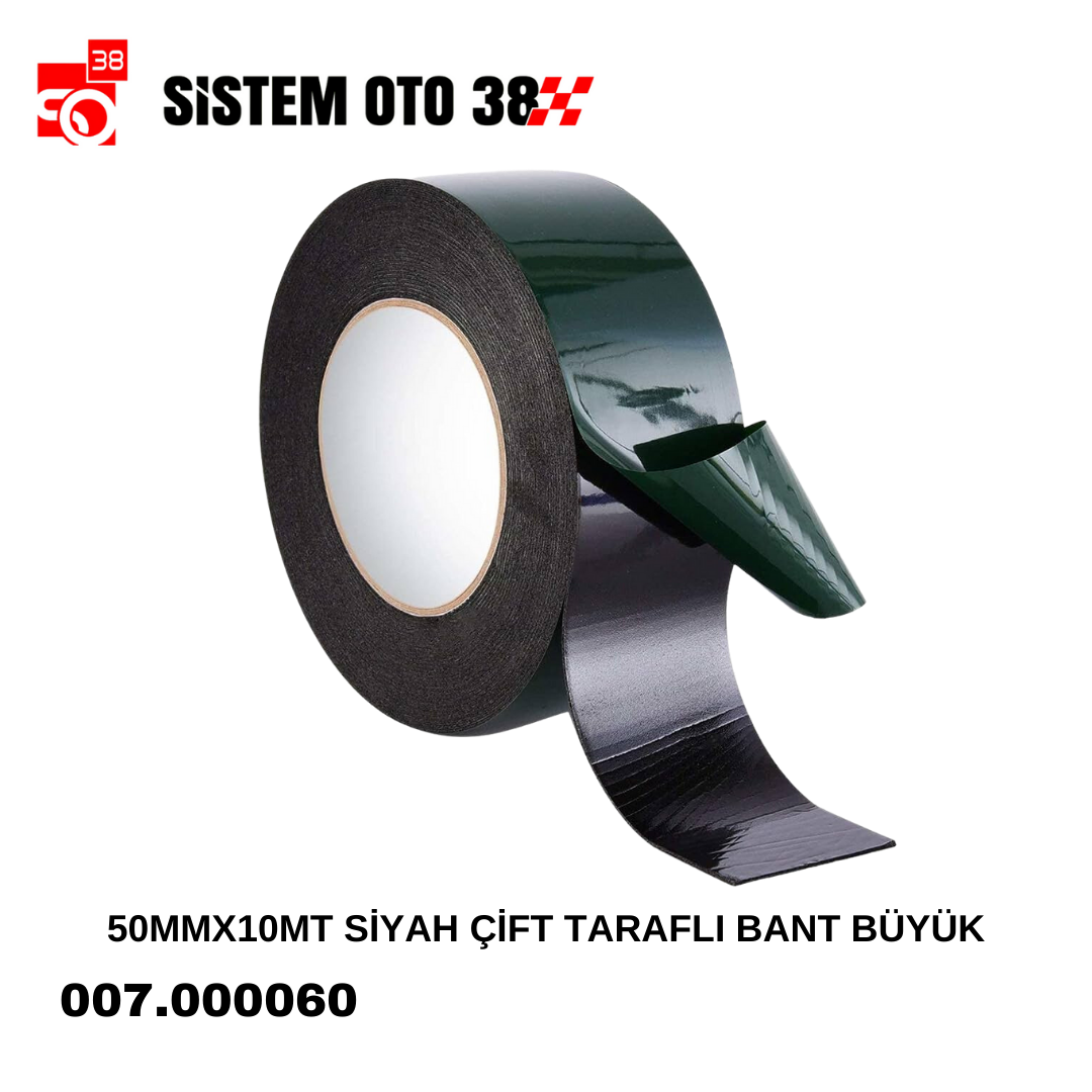 50MMX10MT SİYAH ÇİFT TARAFLI BANT BÜYÜK |  | BANTLAR VE YAPIŞTIRICILA