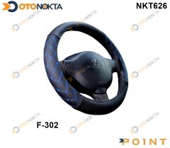 DIREKSIYON KILIFI GECME LUX 4 PARCA MAVI F-302