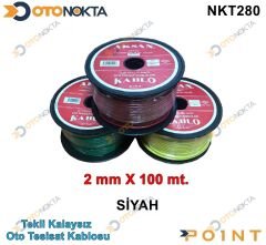 KABLO YASSI 2X100 MT KALAYSIZ TESISAT KABLOSU