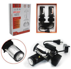 LED FAR AMPULÜ (TK)  XENON TİP 12V H4 *** MERCEKLİ ***