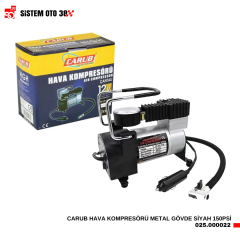 CARUB HAVA KOMPRESÖRÜ METAL GÖVDE SİYAH 150PSİ |  | KOMPRESÖRLER