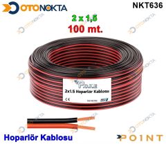 KABLO HOPARLOR SIYAH 2X1,5 100M ERK