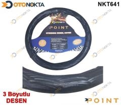 DIREKSIYON KILIFI GECMELI 3 BOYUTLU SIYAH F-800
