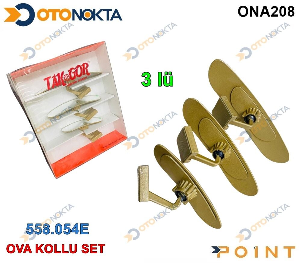 AYNA IC OVA KOLLU 3 LU SET ALTIN YALDIZLI 558.054E