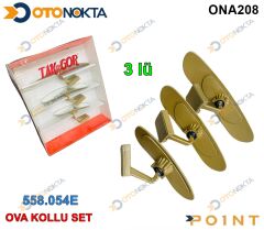 AYNA IC OVA KOLLU 3 LU SET ALTIN YALDIZLI 558.054E