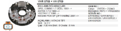 KONJEKTÖR + DİYOT 12V>OPEL COMBO-ASTRA-VECTRA 1,7 DİZEL 98-> NİSSAN PİCK UP ÇİFT KABİNLİ 2001->