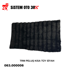 TRM PELUŞ KISA TÜY SİYAH |  | PELUŞLAR